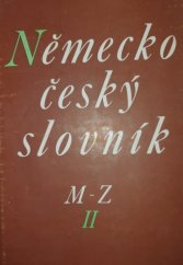 kniha Německo český slovník 2. - M-Z, Státní pedagogické nakladatelství 1988