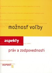 kniha Možnosť voľby, Aspekt 2001