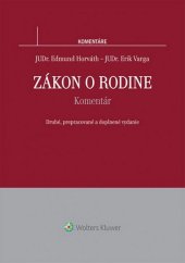 kniha Zákon o rodine, Wolters Kluwer 2014