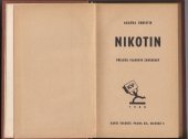 kniha Nikotin, Karel Voleský 1940