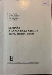 kniha Seminář z analytické chemie teorie, příklady, cvičení, Karolinum  2001