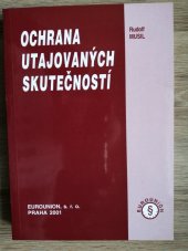 kniha Ochrana utajovaných skutečností, Eurounion 2001