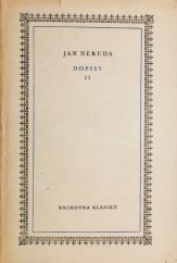 kniha Dopisy. 2. [díl], SNKLHU  1954