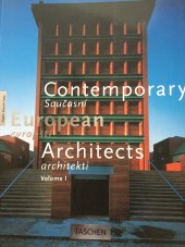 kniha Contemporary European Architects Současní evropští architekti - Volume I, Taschen 1996
