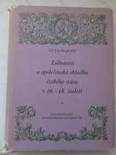 kniha Lidnatost a společenská skladba českého státu v 16.-18. století, Československá akademie věd 1957