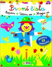 kniha První čísla Lepím Učím se Hraju si obsahuje 24 samolepek, Sun 2022