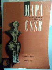 kniha Mapa kulturních památek ČSSR [měřítko] 1 : 500000, Kartografie 1972
