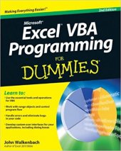 kniha Excel VBA Programming for Dummies, John Wiley & Sons 2010