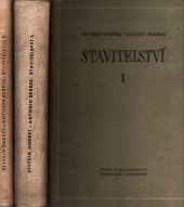 kniha Stavitelství 2. díl Učebnice pro vys. školy., SNTL 1955