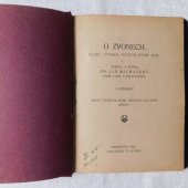 kniha O zvonech dějiny, význam, svěcení zvonů atd., s.n. 1921