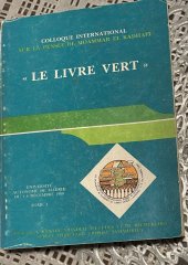 kniha Le Livre Vert, Paris 1981
