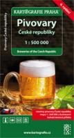 kniha Pivovary České republiky, 1 : 500 000, Kartografie 2014