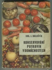 kniha Konservování potravin v domácnostech, SZN 1958