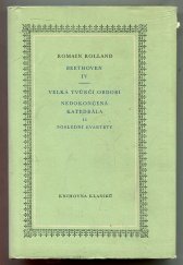 kniha Beethoven. 4. [díl], - Velká tvůrčí období., SNKLHU  1960