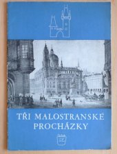 kniha Tři malostranské procházky, Čedok 1953