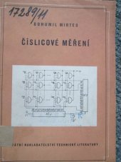 kniha Číslicové měření Určeno konstruktérům a technikům se stř. kvalifikací, SNTL 1961