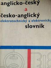 kniha Anglicko-český a česko-anglický elektrotechnický a elektronický slovník, SNTL 1965