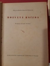 kniha Rozvátá hnízda Román mladé dívky, Jaroslav Tožička 1943