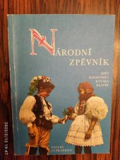 kniha Národní zpěvník Zpěv, harmonika, kytara, klavír, Supraphon 1982