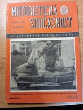 kniha Motoristická současnost 2/1955 čtrtletník světa motorů ročník 1 číslo 2, Naše vojsko 1955