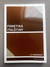 kniha Fonetika italštiny, Karolinum  2018
