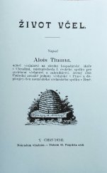 kniha Život včel, A. Thuma 1894
