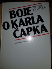 kniha Boje o Karla Čapka, Academia 1987