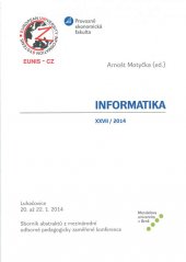 kniha Informatika XXVII/2014, Mendelova univerzita v Brně 2014