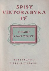 kniha Pohádky z naší vesnice 1904-1910, F. Topič 1921