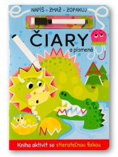 kniha Napíš, zmaž, zopakuj Čiary a písmená Kniha aktivít so stierateľnou fixkou, Svojtka 2025