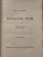 kniha Dědeček Sejk, Rebcovo nakladatelství 1938