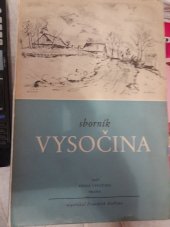 kniha Sborník Vysočina, Edice Vysočina, spolek rodáků a přátel Českomoravské vysočiny 1946