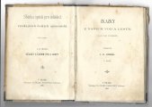 kniha Zkazky z našich vod a lesův národní pověsti, František Bačkovský 1896