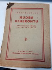 kniha Hudba Acherontu rom. : [nehistorický příběh ze starého Řecka], Grafikona 1919