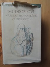 kniha Mudrosloví národu slovanského ve příslovích, Vyšehrad 1949