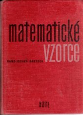 kniha Matematické vzorce určeno žákům výběrových a odb. škol, posl. vys. škol techn., pro praxi a studium zákl. oborů matem., SNTL 1963