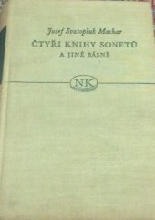 kniha Čtyři knihy sonetů a jiné básně, SNKLHU  1959