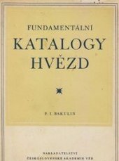 kniha Fundamentální katalogy hvězd, Československá akademie věd 1956