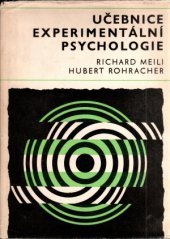 kniha Učebnice experimentální psychologie Příručka pro studium psychologie na filosof. fakultách universit, SPN 1969