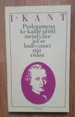 kniha Prolegomena ke každé příští metafyzice, jež se bude moci stát vědou, Svoboda 1972