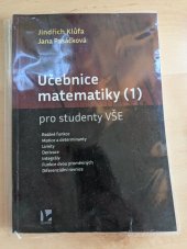 kniha Učebnice matematiky. (1)   pro studenty VŠE, Ekopress 2023
