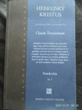 kniha Hebrejský Kristus Jazyk a stáří evangelií, Knižná dielňa Timotej 1996