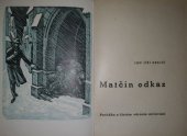 kniha Matčin odkaz, Jan Jiří Krejčí 1920