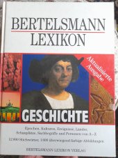 kniha Bertelsmann Lexikon Geschichte , Bertelsmann Lexikon Verlag, GMBH 1996