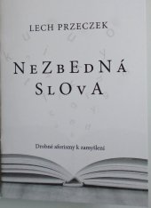 kniha Nezbedná slova, Moravapress 2025