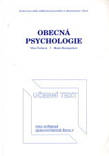 kniha Obecná psychologie, Institut pro další vzdělávání pracovníků ve zdravotnictví 1998