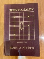 kniha Boje o zítřek meditace a rapsodie, Česká grafická Unie 1915