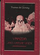kniha Vražda jako krásné umění, Votobia 1995