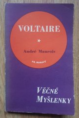 kniha Nesmrtelné stránky z Voltaira jak je vybral a vysvětlil André Maurois, Fr. Borový 1948