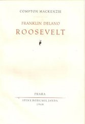 kniha Franklin Delano Roosevelt, Sfinx, Bohumil Janda 1948